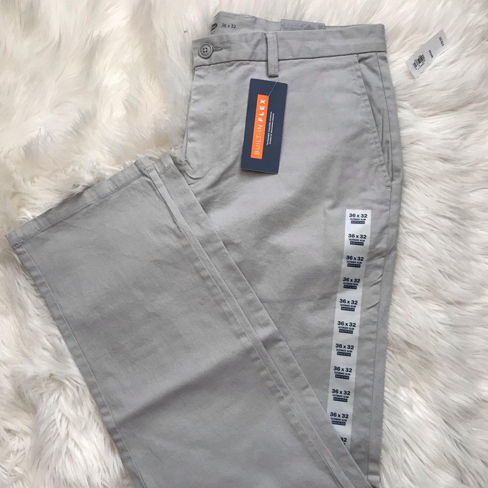 NWT Grey old navy slim fit men’s s pants